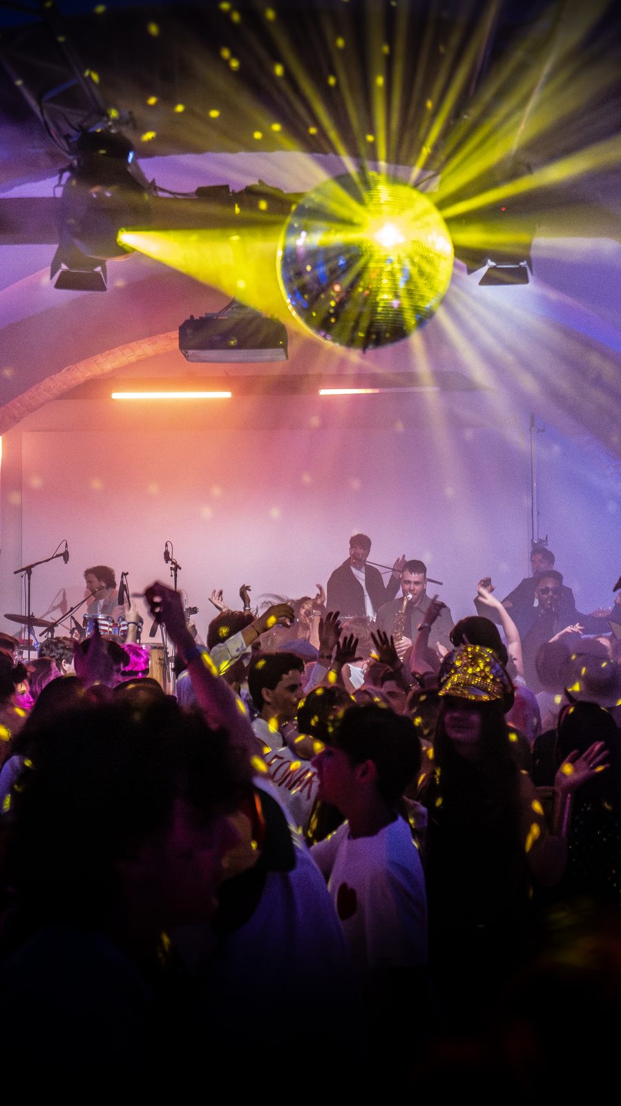 Dora Live Band on stage at a private castle celebration near Vienna, Austria