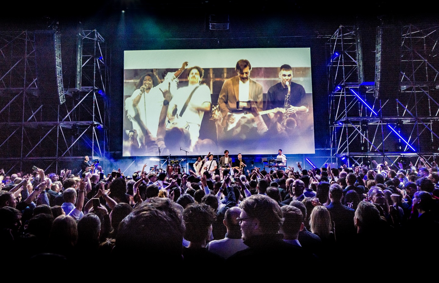 Dora Live Band on stage at Arena Geneva, Switzerland