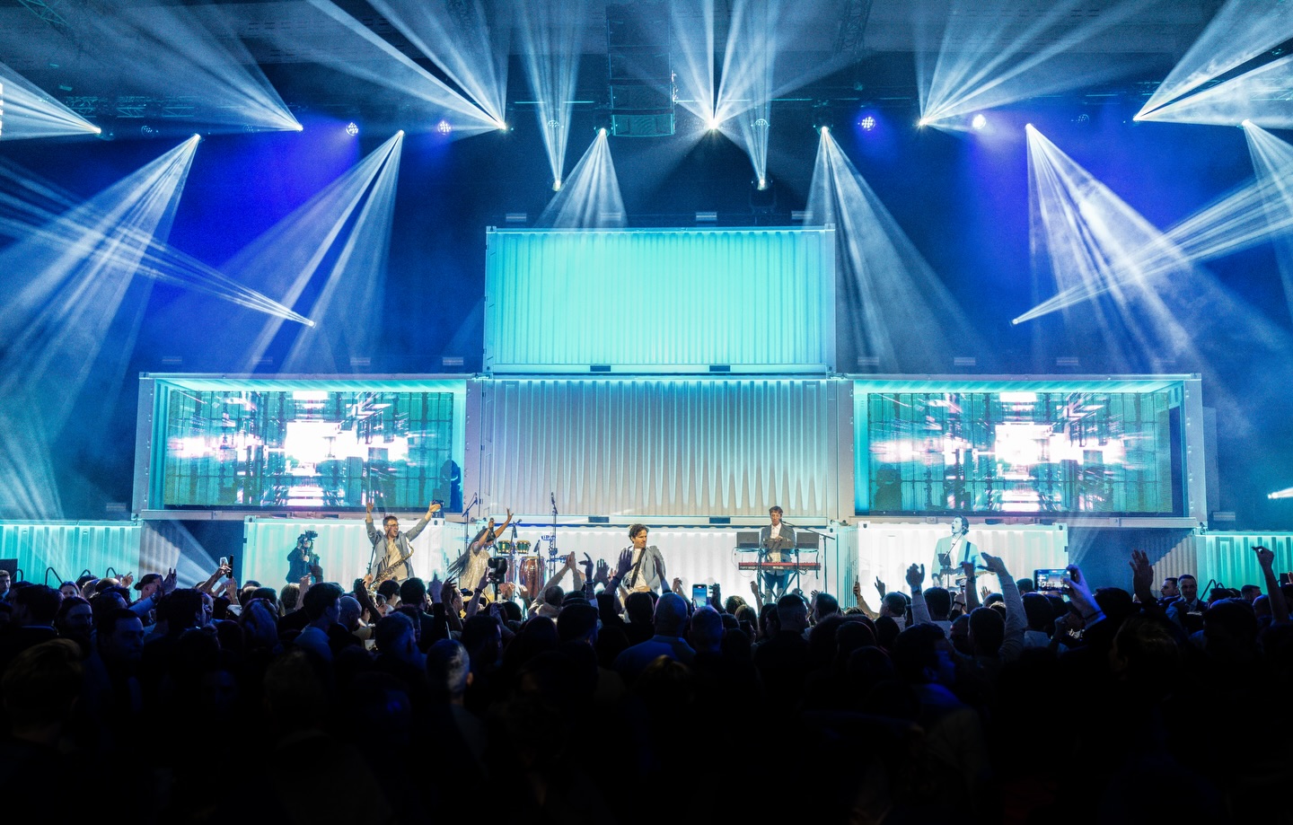 Dora Live Band performing at Arena Geneva in Switzerland